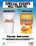 Custom Cup Flyer